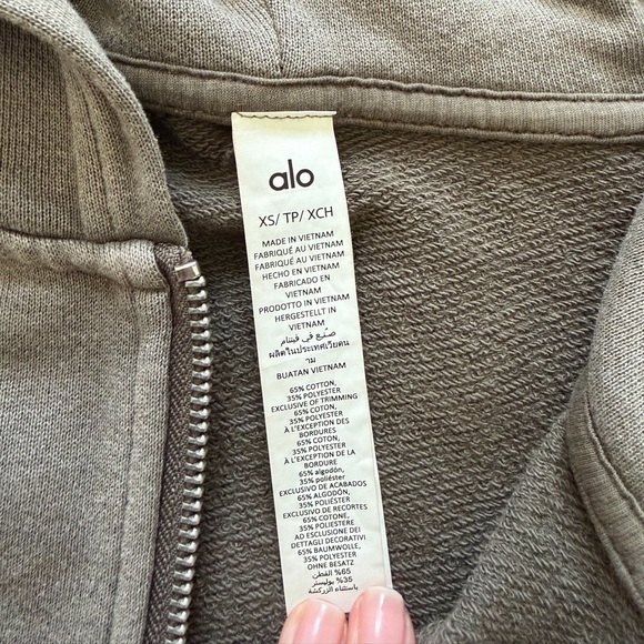 ALO Yoga Zip-Up Hoodie - Picture 2 of 6